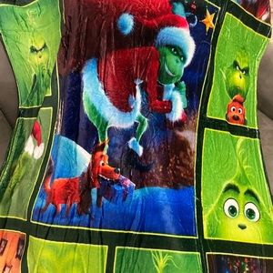 The Grinch Storyboard Fluffly Plush Soft Throw Blanket